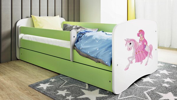 POSTEL PRO DĚTI A MLÁDEŽ 80/160 cm, zelená, bílá MID.YOU - Dětské pokoje sestavy, Online Only