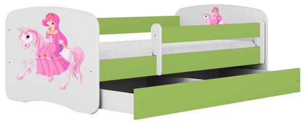 POSTEL PRO DĚTI A MLÁDEŽ 80/160 cm, zelená, bílá MID.YOU - Dětské pokoje sestavy, Online Only