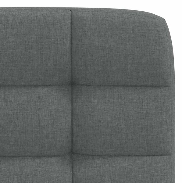 Jídelní židle 4 ks tmavě šedé textil 3315192
