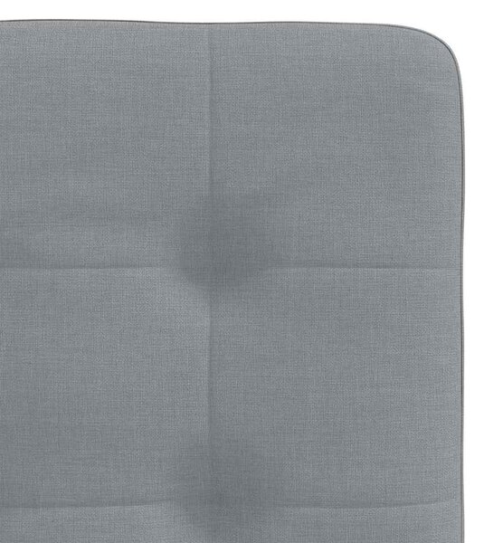 Jídelní židle 4 ks světle šedé textil 3315168