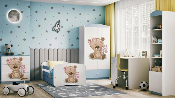 POSTEL PRO DĚTI A MLÁDEŽ 80/160 cm, modrá, bílá MID.YOU - Dětské pokoje sestavy, Online Only