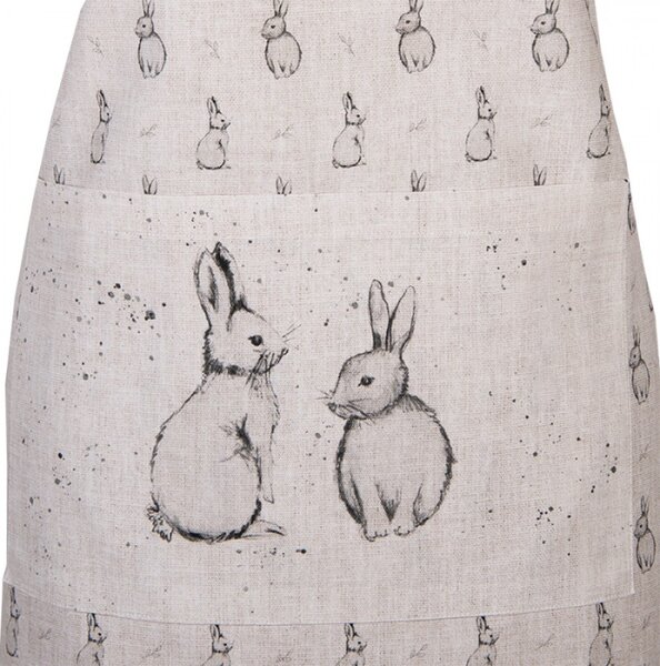 Bavlněná kuchyńská zástěra s králíčky Bunny Buddies – 70x85 cm