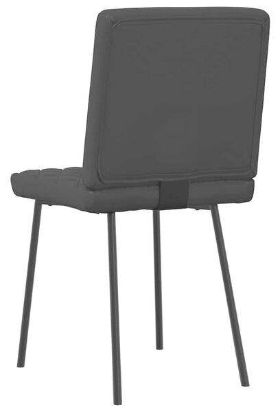 Jídelní židle 4 ks černé umělá kůže 3315218