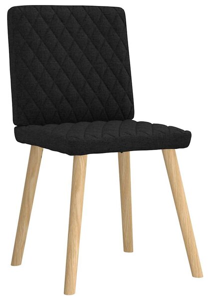 Jídelní židle 4 ks černé textil 3315223