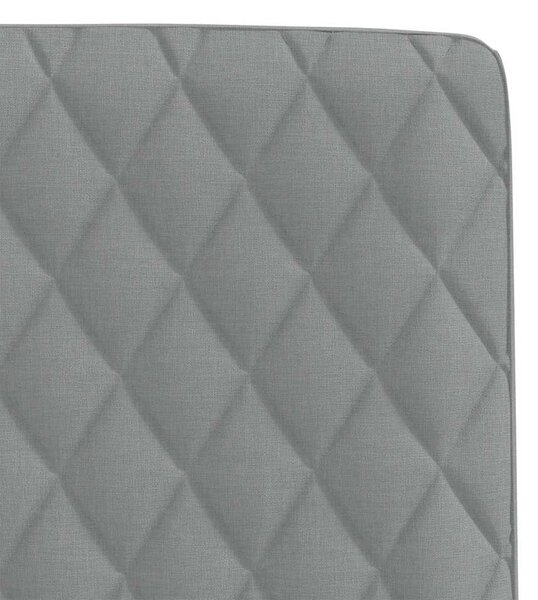Jídelní židle 4 ks světle šedé textil 3315221