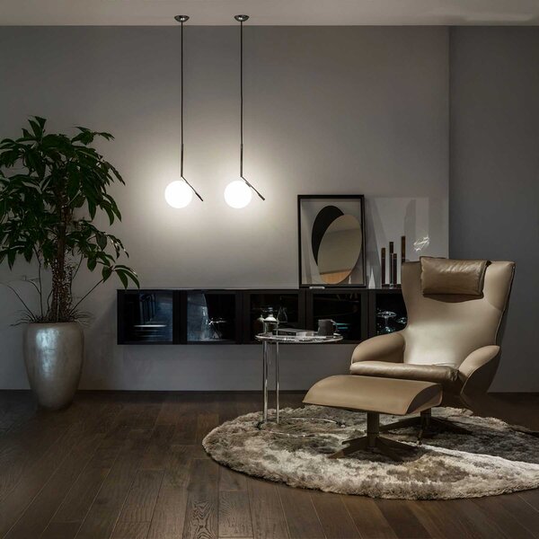 Flos IC Lights S1 E14 závěsné svítidlo Mosaz