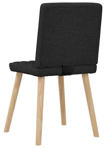 Jídelní židle 4 ks černé textil 3315223