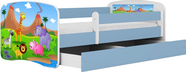 POSTEL PRO DĚTI A MLÁDEŽ 80/160 cm, modrá, bílá MID.YOU - Dětské pokoje sestavy, Online Only
