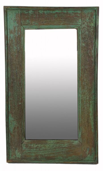 Zrcadlo v rámu z teakového dřeva, 32,5x3x54cm (2N)