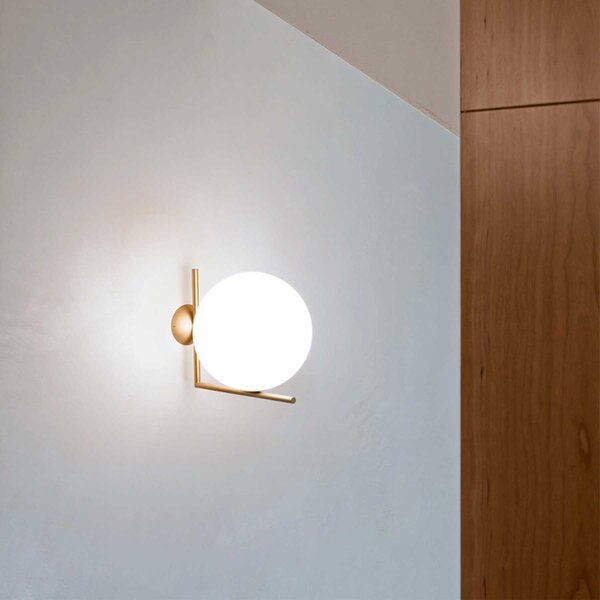 Flos IC Lights E14 nástěnné svítidlo JednotlivýČerná