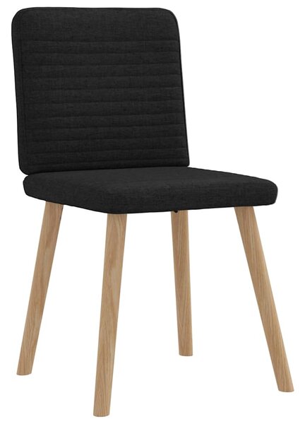 Jídelní židle 4 ks černé textil 3315246