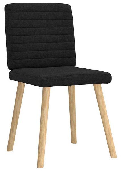 Jídelní židle 4 ks černé textil 3315276