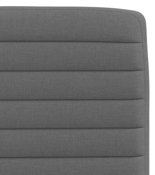 Jídelní židle 4 ks tmavě šedé textil 3315275