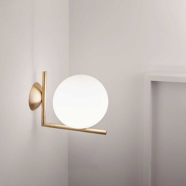 Flos IC Lights E14 nástěnné svítidlo JednotlivýČerná