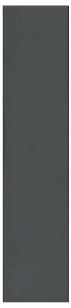 Koupelnová skříňka se zrcadlem 60 x 15 x 75 cm MDF zářivě šedá 331526