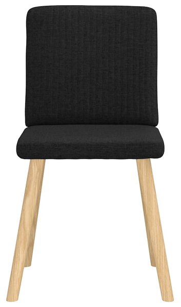 Jídelní židle 4 ks černé textil 3315299