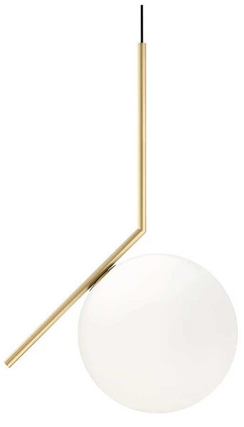 Flos IC Lights S2 E27 závěsné svítidlo Mosaz
