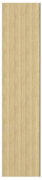 Koupelnová skříňka se zrcadlem 60x15x75 cm MDF bílá a dub 331530