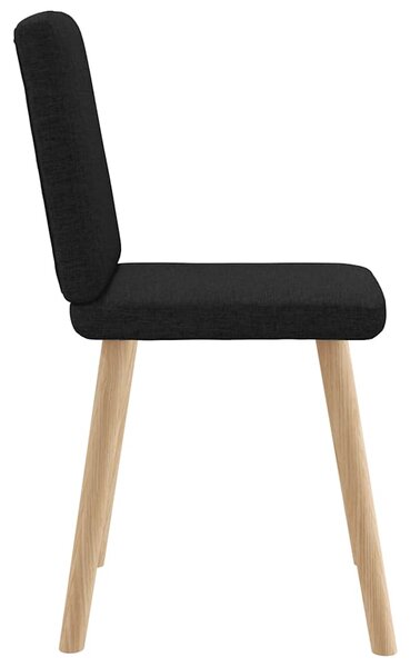 Jídelní židle 4 ks černé textil 3315299