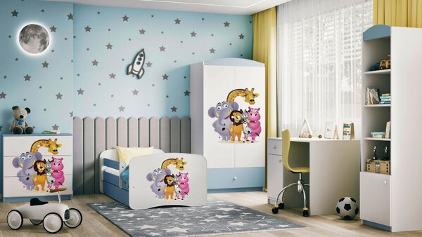 POSTEL PRO DĚTI A MLÁDEŽ 80/160 cm, modrá, bílá MID.YOU - Dětské pokoje sestavy, Online Only