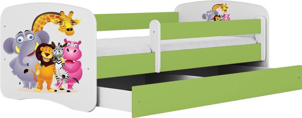 POSTEL PRO DĚTI A MLÁDEŽ 80/160 cm, zelená, bílá MID.YOU - Dětské pokoje sestavy, Online Only