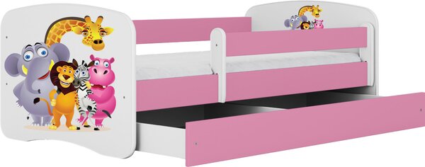 POSTEL PRO DĚTI A MLÁDEŽ 80/160 cm, bílá, pink MID.YOU - Dětské pokoje sestavy, Online Only