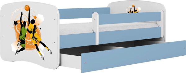 POSTEL PRO DĚTI A MLÁDEŽ 80/160 cm, modrá, bílá MID.YOU - Dětské pokoje sestavy, Online Only