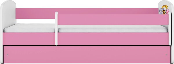 POSTEL PRO DĚTI A MLÁDEŽ 80/160 cm, bílá, pink MID.YOU - Dětské pokoje sestavy, Online Only