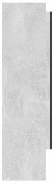 Koupelnová skříňka se zrcadlem 80x15x60 cm MDF betonově šedá 331535