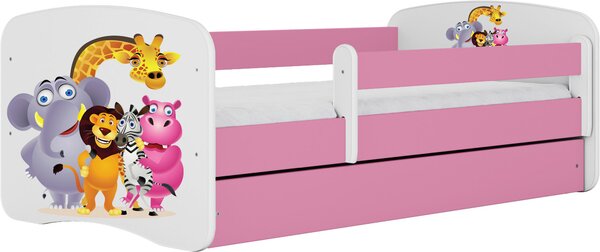 POSTEL PRO DĚTI A MLÁDEŽ 80/160 cm, bílá, pink MID.YOU - Dětské pokoje sestavy, Online Only