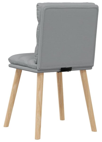 Jídelní židle 4 ks světle šedé textil 3315393