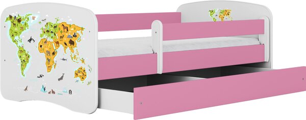 POSTEL PRO DĚTI A MLÁDEŽ 80/160 cm, bílá, pink MID.YOU - Dětské pokoje sestavy, Online Only