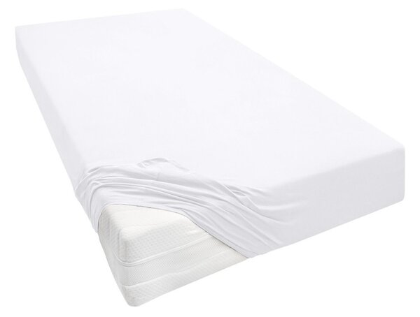 Biberna Žerzejové napínací prostěradlo (bílá, 90–100 x 200–220 cm) (100251944001)