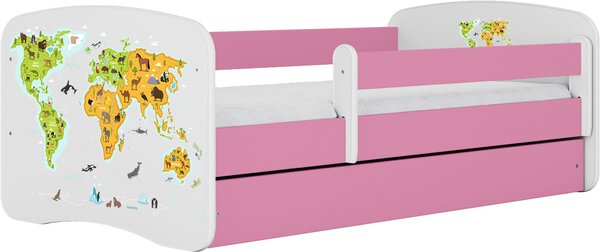 POSTEL PRO DĚTI A MLÁDEŽ 80/160 cm, bílá, pink MID.YOU - Dětské pokoje sestavy, Online Only