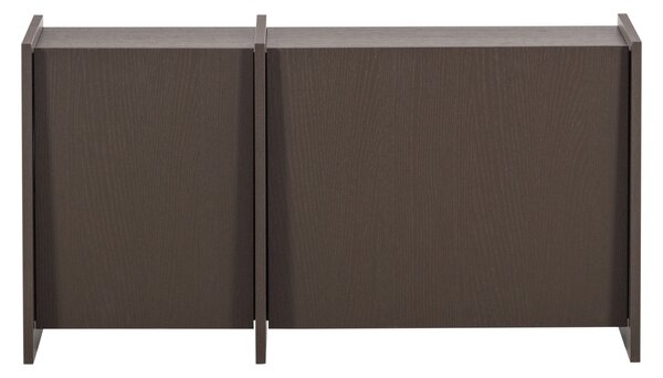 WOOOD Hnědý dřevěný TV stolek Brock 102 x 44 cm
