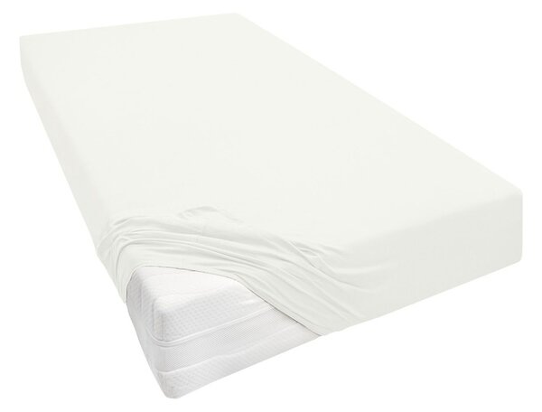 Biberna Žerzejové napínací prostěradlo (krémová, 140–160 x 200–220 cm) (100251944005)
