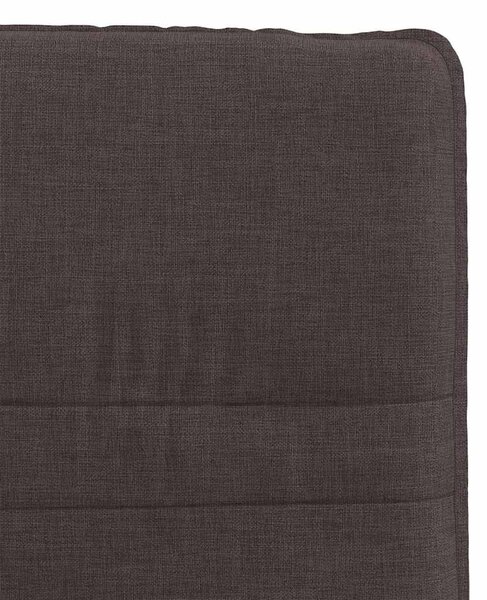 Jídelní židle 4 ks tmavě hnědé textil 3315359