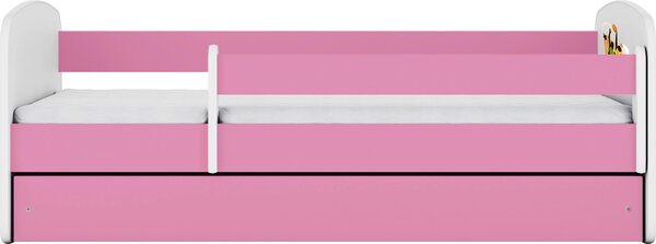 POSTEL PRO DĚTI A MLÁDEŽ 80/160 cm, bílá, pink MID.YOU - Dětské pokoje sestavy, Online Only