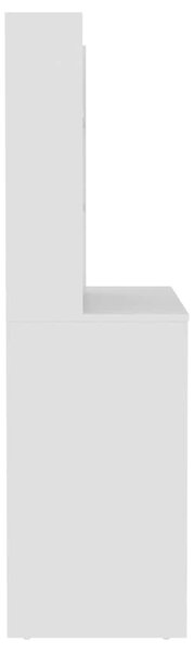 Kosmetický stolek s LED světly 100 x 40 x 135 cm MDF bílý 331538