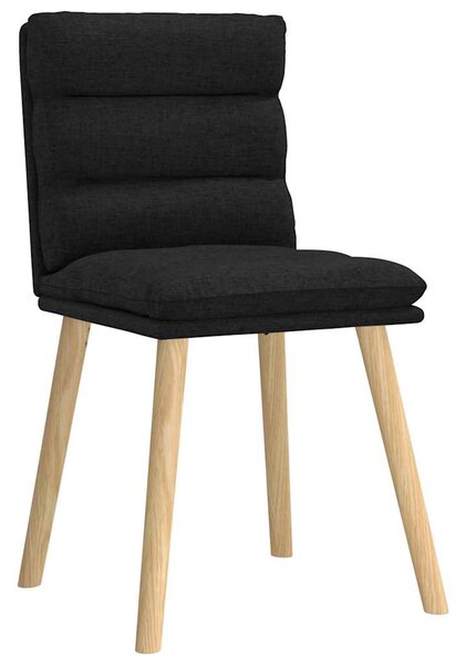 Jídelní židle 4 ks černé textil 3315395