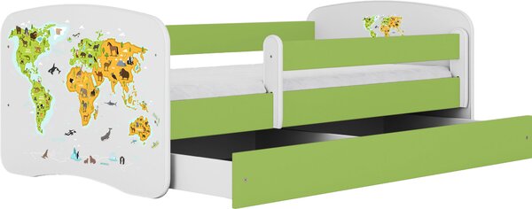 POSTEL PRO DĚTI A MLÁDEŽ 80/160 cm, zelená, bílá MID.YOU - Dětské pokoje sestavy, Online Only