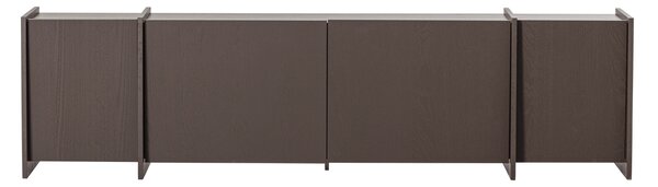 WOOOD Hnědý dřevěný TV stolek Brock 200 x 44 cm