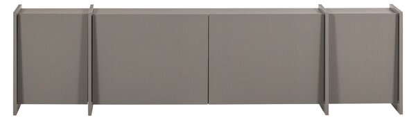 WOOOD Šedý dřevěný TV stolek Brock 200 x 44 cm
