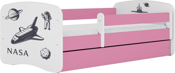 POSTEL PRO DĚTI A MLÁDEŽ 80/160 cm, bílá, pink MID.YOU - Dětské pokoje sestavy, Online Only