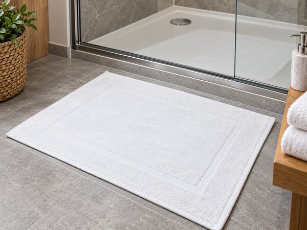 Hotelová předložka Deluxe 50 x 70 cm bílá