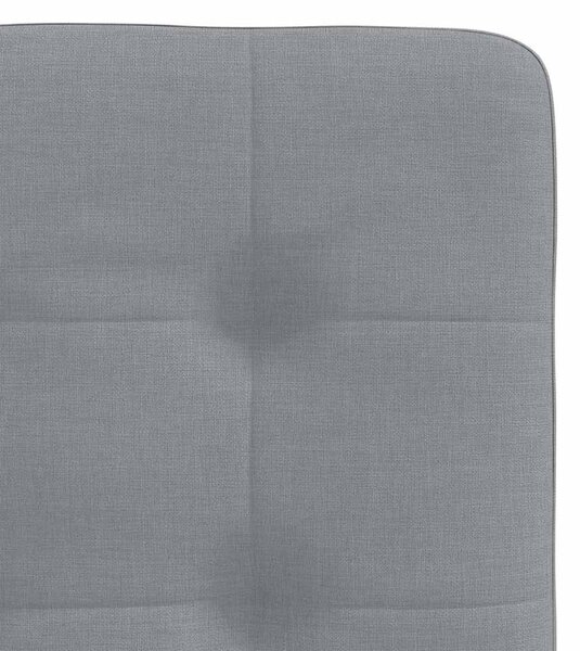 Jídelní židle 6 ks světle šedé textil 3315438