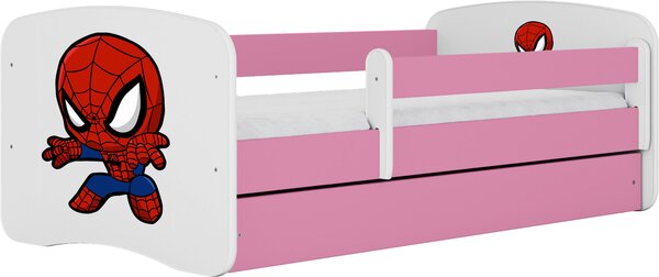 POSTEL PRO DĚTI A MLÁDEŽ 80/160 cm, bílá, pink MID.YOU - Dětské pokoje sestavy, Online Only
