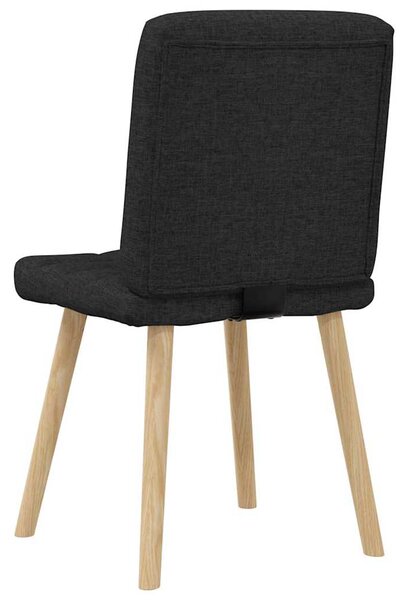 Jídelní židle 6 ks černé textil 3315463