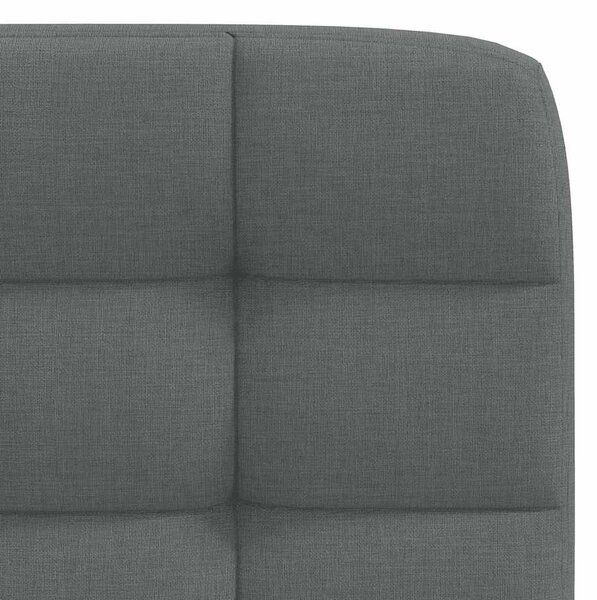 Otočné jídelní židle 6 ks tmavě šedé textil 3315462