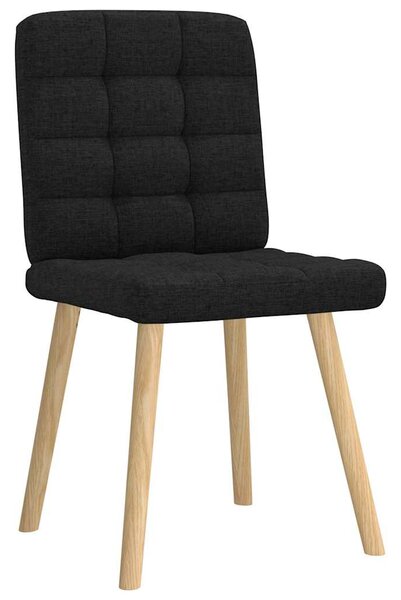 Jídelní židle 6 ks černé textil 3315463